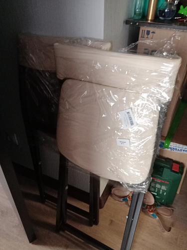 Стул на металлокаркасе Elevis зеленый / черный фото покупателя 3