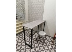 Барная стойка Дилан Лофт 120х60х90 бетон фото покупателя 92