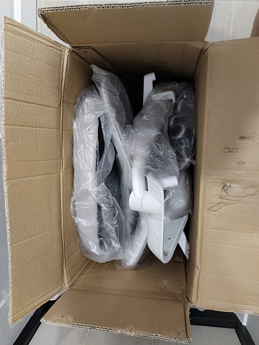 Компьютерное кресло Konfi light gray / blue / white фото покупателя 180