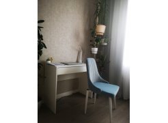 Стул на металлокаркасе Kora green / black фото покупателя 33