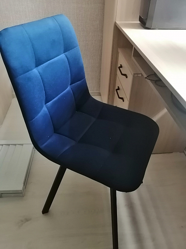 Комплект стульев Чилли 2 шт бежевый / черный фото покупателя 644