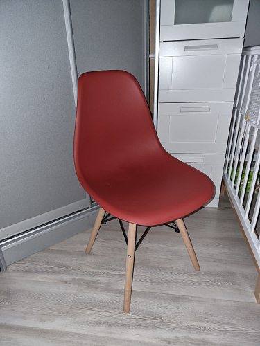 Стул Cindy Eames mod. 001 khaki / natural фото покупателя 61