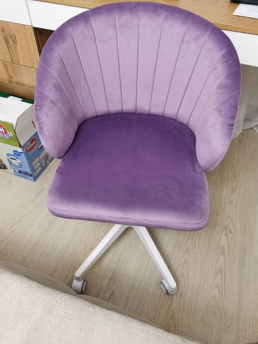 Компьютерное кресло Пард confetti silver серый / черный фото покупателя 83