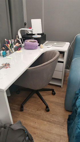 Компьютерное кресло Тибо светло-коричневый / белый фото покупателя 158