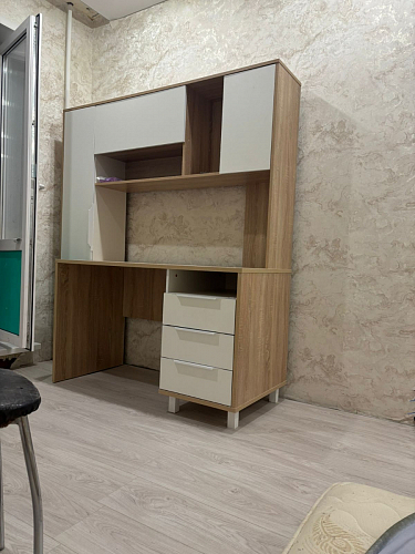 Компьютерный стол Комфорт 12.95 N дуб сонома / темно-серый фото покупателя 45