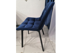 Стул на металлокаркасе Челси светло-серый / черный каркас фото покупателя 153