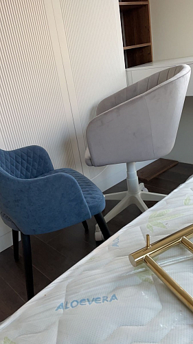 Компьютерное кресло Тибо 01 светло-коричневый / черный фото покупателя 132