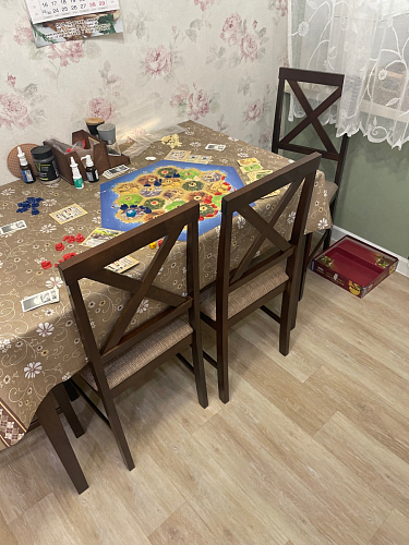 Обеденный комплект Hudson (Хадсон) espresso фото покупателя 1