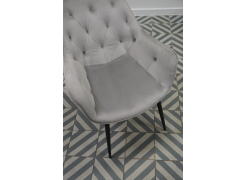 Стул на металлокаркасе Remo light gray из шоурума 1