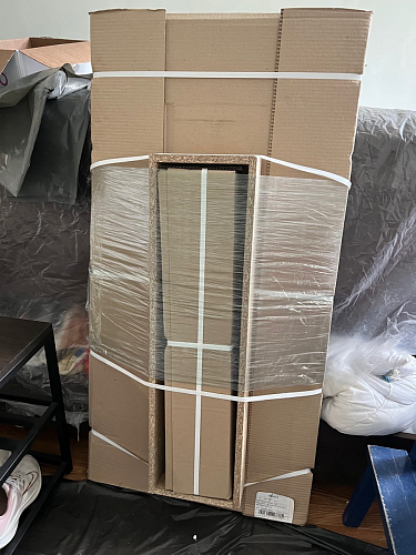 Стол Тринити Лофт 120 32 мм дуб галифакс табако / черный матовый фото покупателя 56