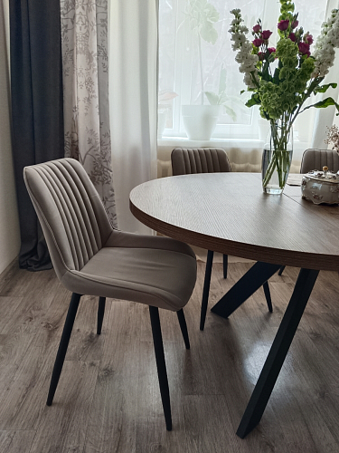 Комплект стульев Седа К 4 шт латте / черный фото покупателя 89