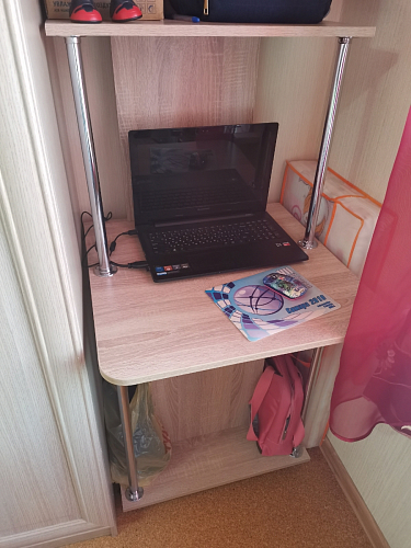 Компьютерный стол КСТ-12 белый фото покупателя 36