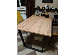 Стол Лота Лофт 120 25 мм сабия / черный матовый фото покупателя 495