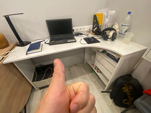 Стол письменный СПм-25 левый венге фото покупателя 39