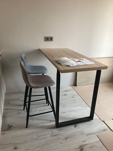 Барный стул 350B голубой TD3052-4 / черный фото покупателя 2