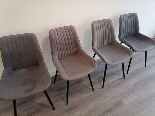 Стул на металлокаркасе Седа К кирпичный / черный фото покупателя 213