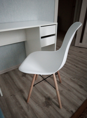 Пластиковый стул Eames PC-015 желтый фото покупателя 81