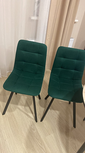 Комплект стульев Чилли 2 шт бежевый / черный фото покупателя 1373