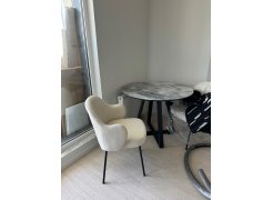 Стеклянный стол Норфолк 100 золото фото покупателя 61