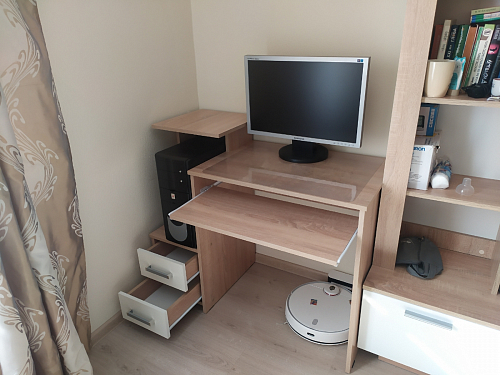 Компьютерный стол Джаз-24 правый дуб сонома фото покупателя 38