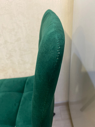 Стул на металлокаркасе Чилли зеленый / черный фото покупателя 794