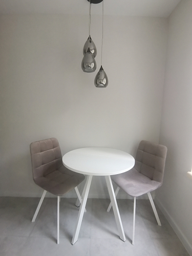 Стул на металлокаркасе Чилли синий / белый фото покупателя 887