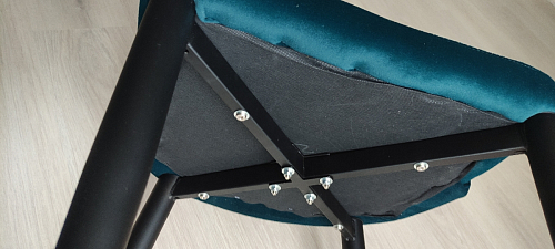 Стул на металлокаркасе Kora beige / black фото покупателя 273