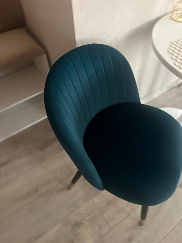 Стул на металлокаркасе Gabi latte / gold / black фото покупателя 585