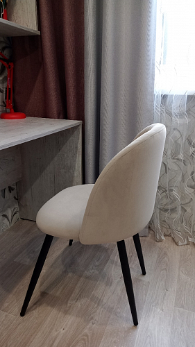 Стул на металлокаркасе Gabi gray / black фото покупателя 794