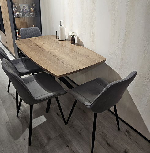 Комплект стульев Вейв 4 шт светло-серый / черный фото покупателя 127