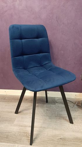 Стул на металлокаркасе Чилли К черный / зеленый фото покупателя 164