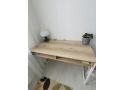 Письменный стол Леон Лофт дуб делано темный / черный матовый фото покупателя 61