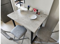 Стол Форли бетон / черный матовый фото покупателя 28