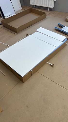 Керамический стол Вилли 140(200)х80 carmen light grey / черный фото покупателя 2