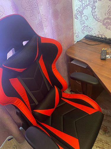 Компьютерное кресло Kano черное / красное фото покупателя 101