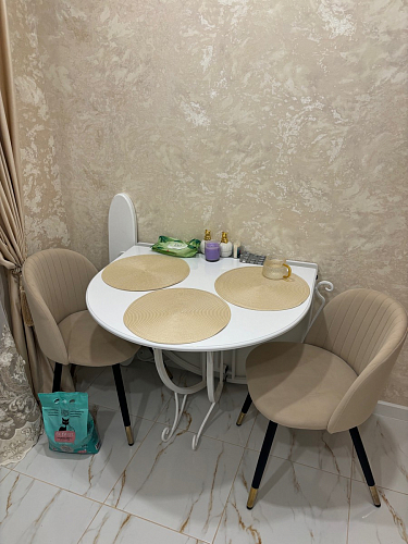 Стул на металлокаркасе Gabi latte / gold / black фото покупателя 597