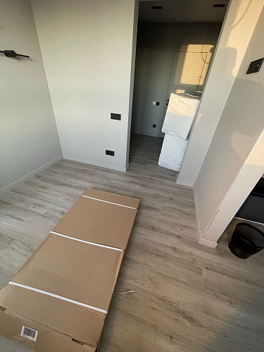 Стул на металлокаркасе Чилли синяя ткань / белый фото покупателя 915