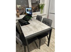 Стол Центавр дуб галифакс / черный матовый фото покупателя 17