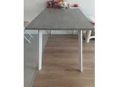 Стол Тринити Лофт 120 32 мм бетон / черный матовый фото покупателя 668