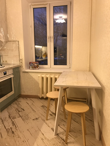 Стол Тринити Лофт 120 32 мм дуб галифакс табако / черный матовый фото покупателя 272