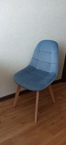 Деревянный стул Filip light purple / wood фото покупателя 1