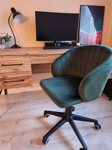 Компьютерное кресло Пард экокожа белый фото покупателя 135