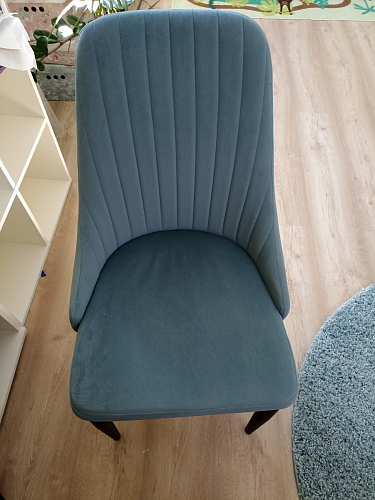 Стул на металлокаркасе Kora light purple / black фото покупателя 83