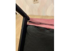 Стул на металлокаркасе Tod light blue / black фото покупателя 60