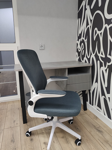 Компьютерное кресло Konfi light gray / white фото покупателя 137