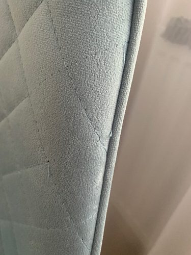 Стул на металлокаркасе Capri голубой фото покупателя 82