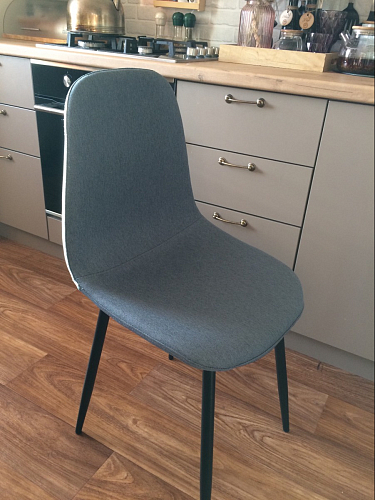 Стул на металлокаркасе Lilu pink / black фото покупателя 37