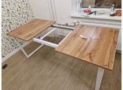 Деревянный стол Лота Лофт 120(160)х75 черный матовый / бетон светлый фото покупателя 568