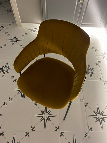 Стул на металлокаркасе Инклес дымчатый / черный глянец фото покупателя 16