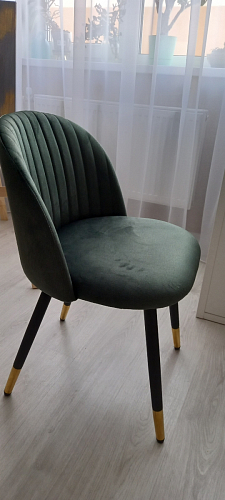 Стул на металлокаркасе Gabi latte / gold / black фото покупателя 957